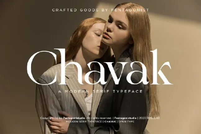 Chavak font