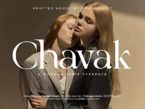 Chavak font