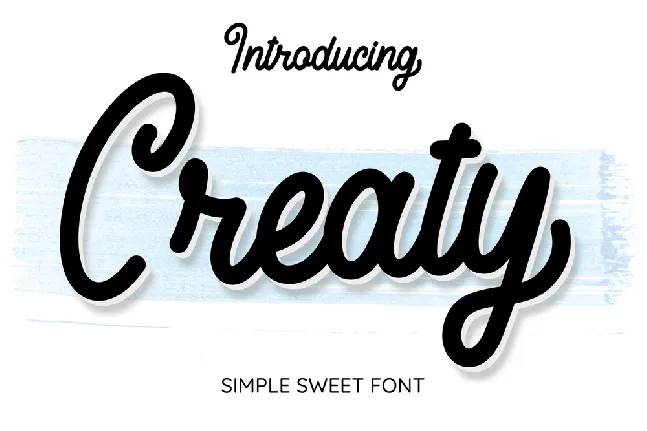 Creaty font