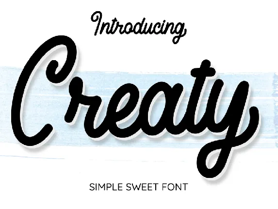 Creaty font