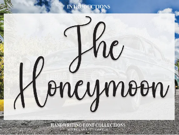 The Honeymoon font