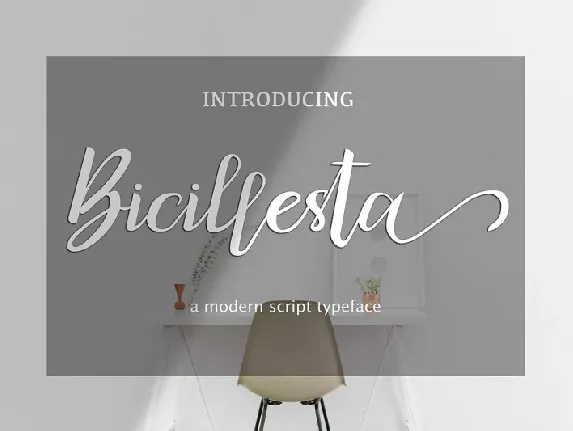 Bicillesta Calligraphy font