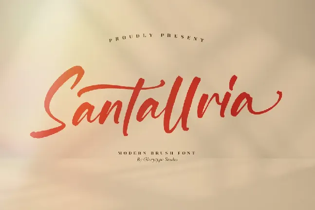 Santallria font