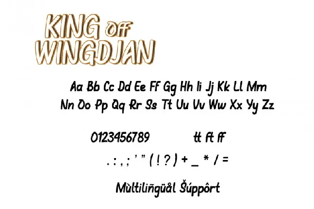 KING Off WINGDJAN font