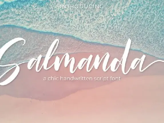 Salmanda Calligraphy font