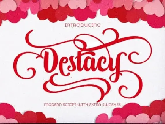 Destacy Script font