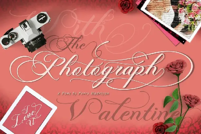 Photograph Script Wedding font