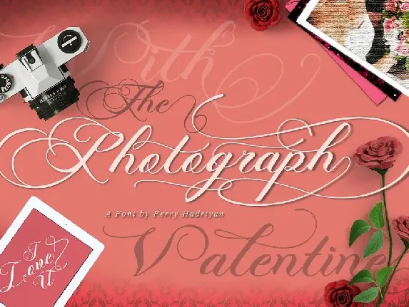 Photograph Script Wedding font