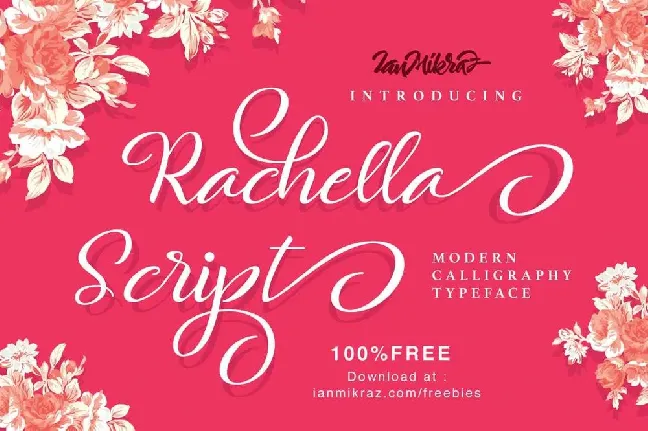 Rachella Script Free Download font