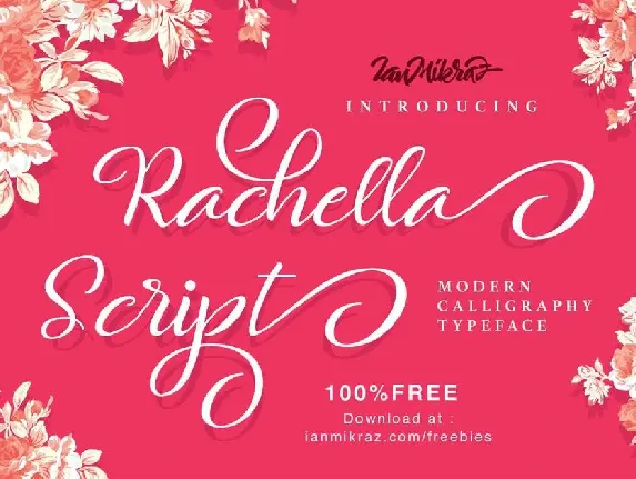 Rachella Script Free Download font