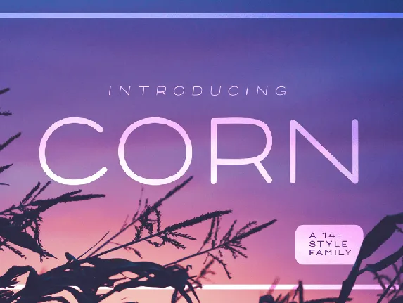 Corn Family font