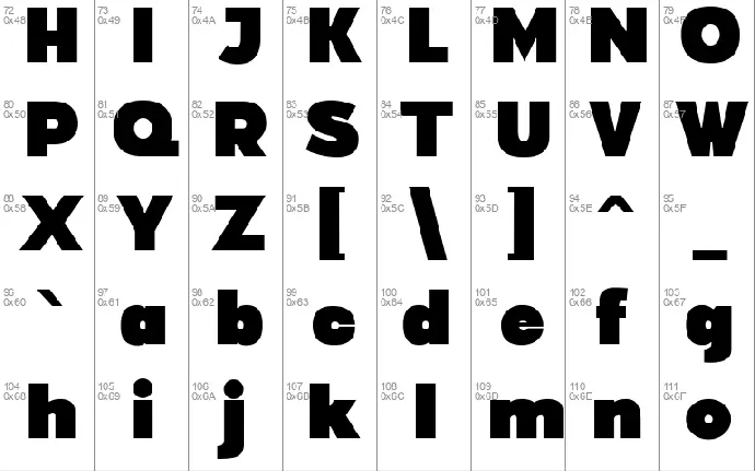 Bollity font