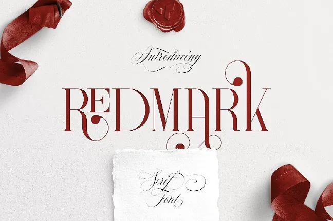 Redmark font