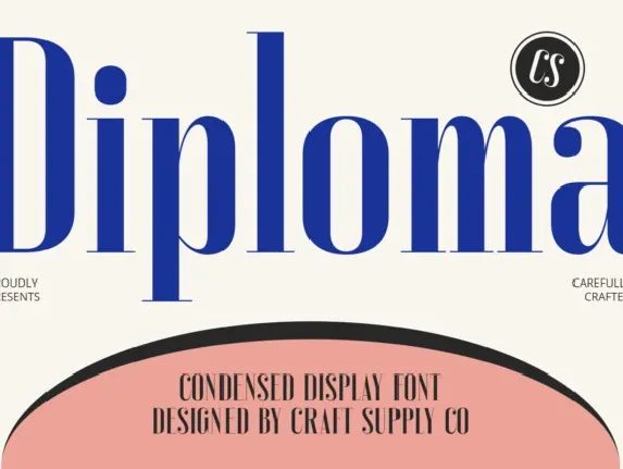 CS Diploma font