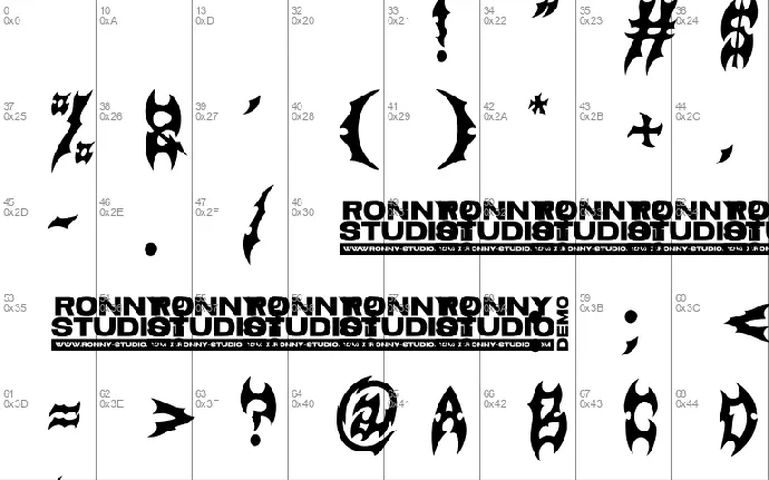 Rexover DEMO font