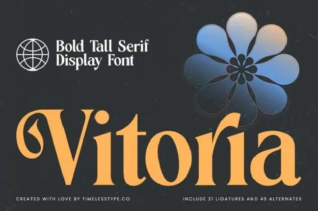 Vitoria Serif font