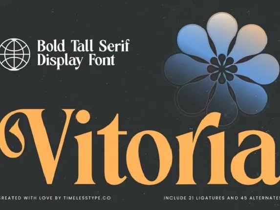 Vitoria Serif font