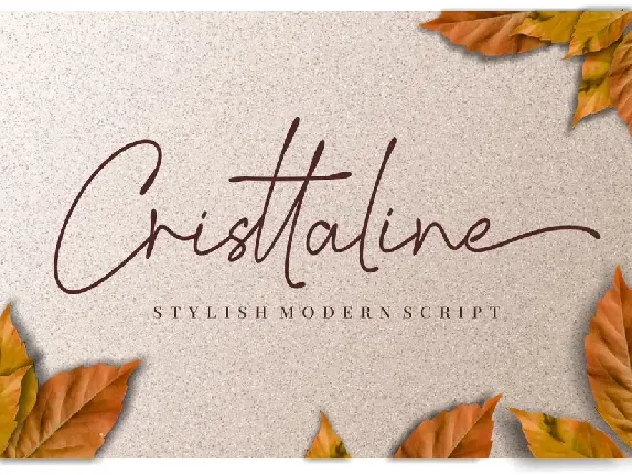 Cristtaline font