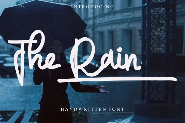 The Rain font