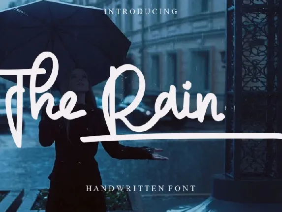 The Rain font