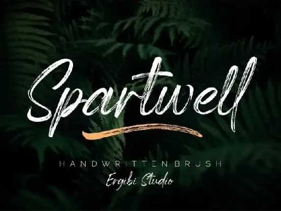 Spartwell Brush font