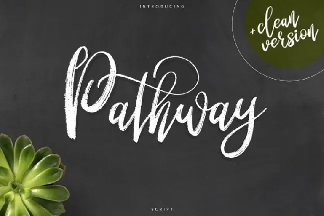 Pathway Script font