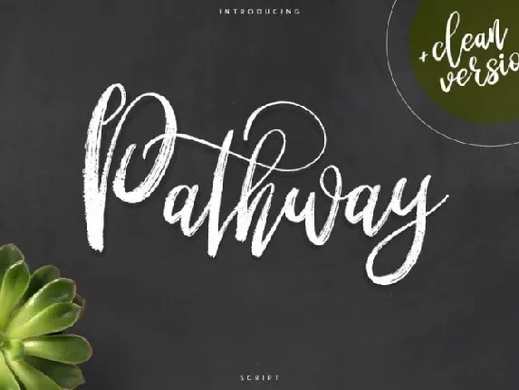 Pathway Script font