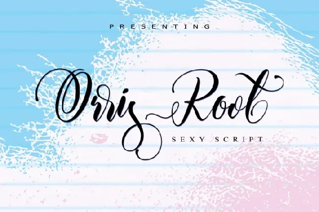 Orris Root Script Free font