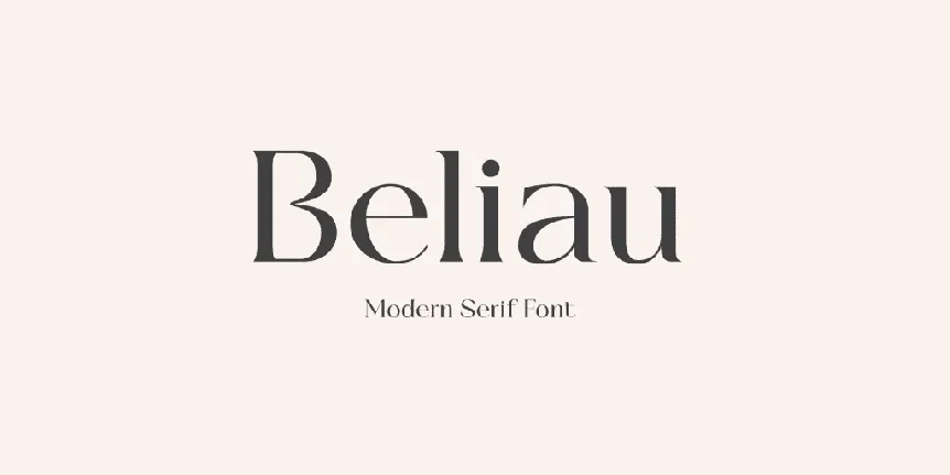 Beliau font