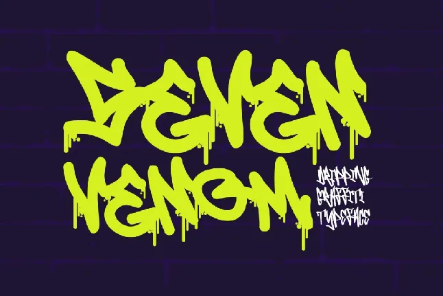 Seven Venom font