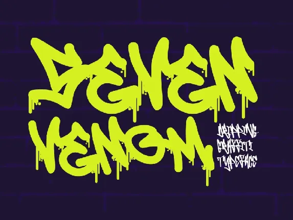 Seven Venom font