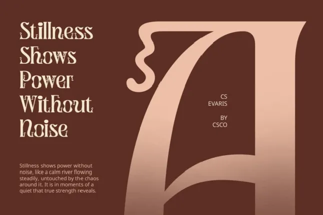 CS Evaris font