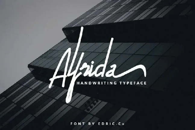 Alfrida font