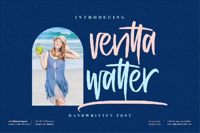 ventta watter font