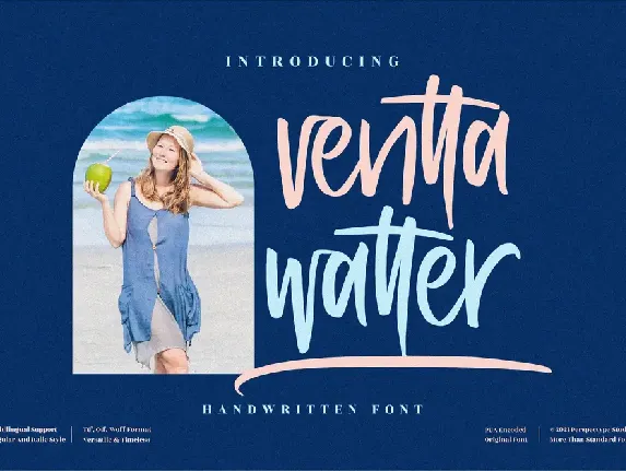 ventta watter font