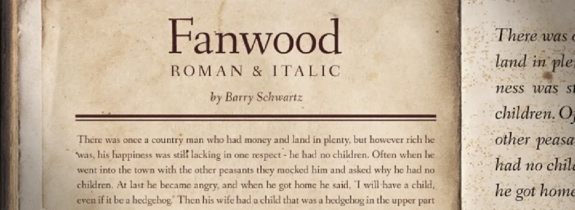 Fanwood font