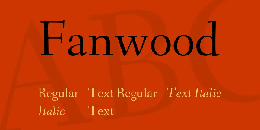 Fanwood font