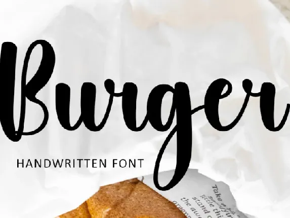 Burger font