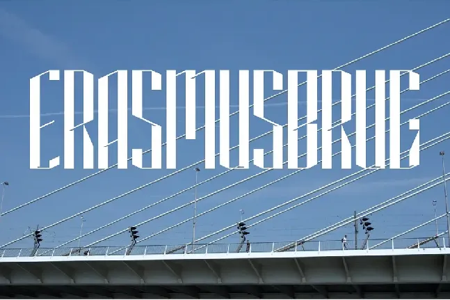 Erasmusbrug25 font