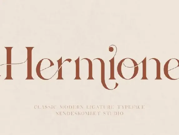 Hermione Serif font