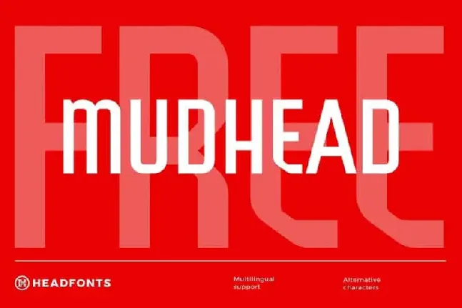 Mudhead Sans Serif font