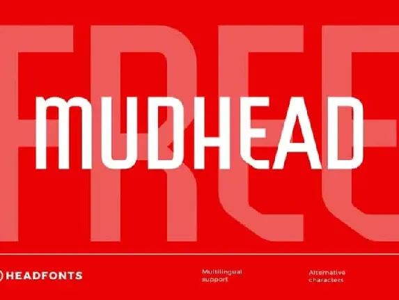 Mudhead Sans Serif font