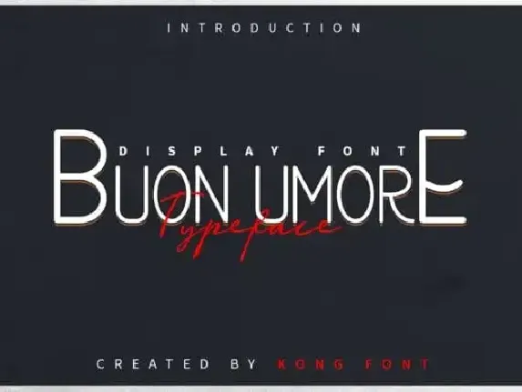 Buon Umore Sans Serif font