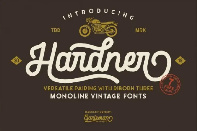 Hardner Vintage font