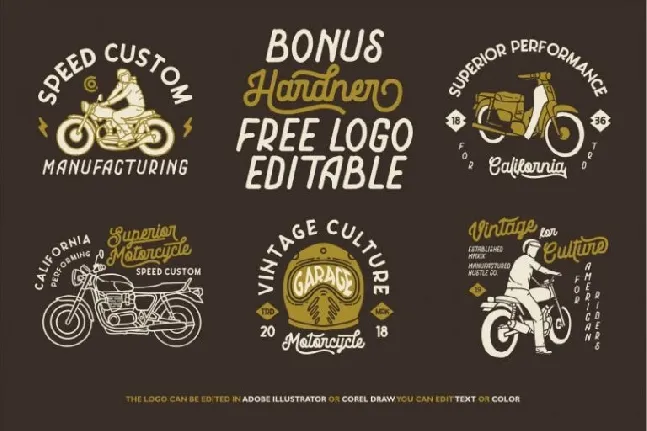 Hardner Vintage font