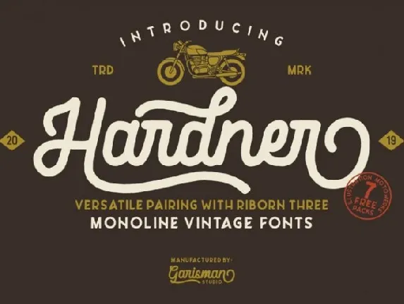 Hardner Vintage font