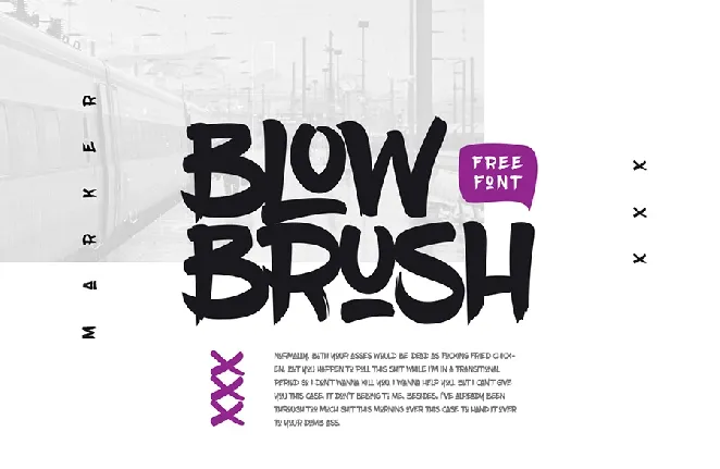 BlowBrush font