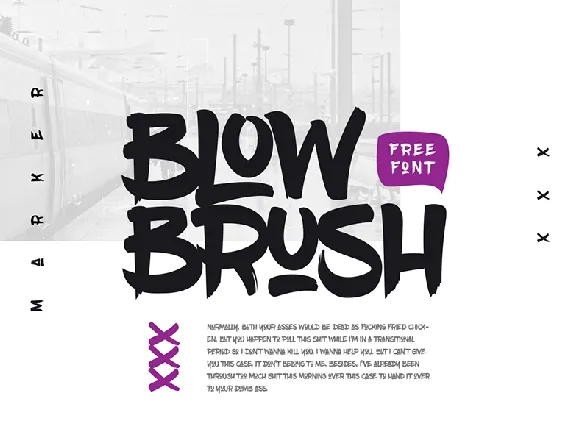 BlowBrush font