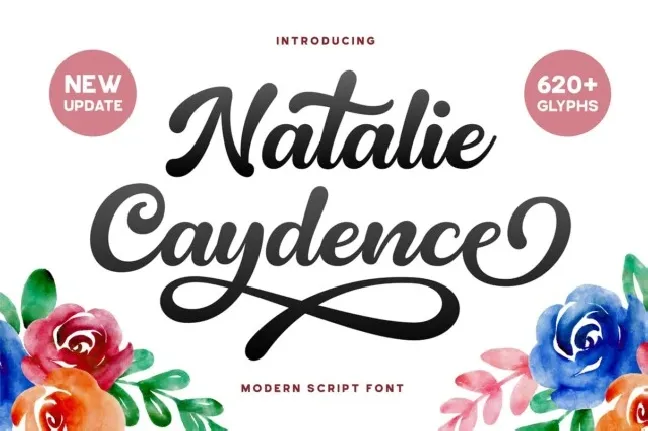 Natalie Caydence font