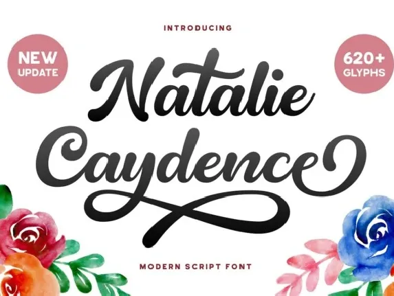 Natalie Caydence font